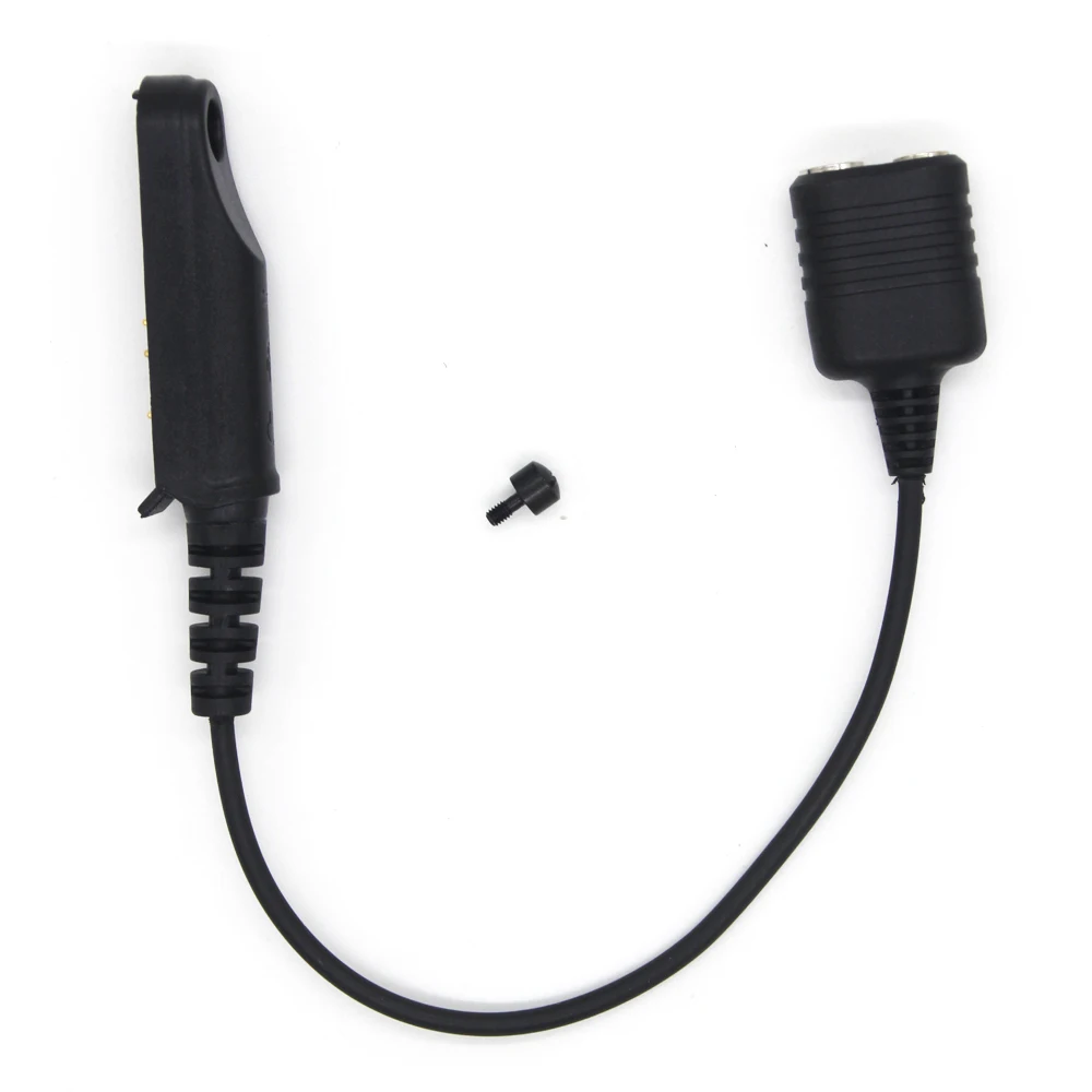 Baofeng-Cable adaptador para walkie-talkie UV-9R Plus, resistente al agua, 2 pines, adecuado para UV-XR, UV-5R, UV-82, auriculares, altavoz, micrófono
