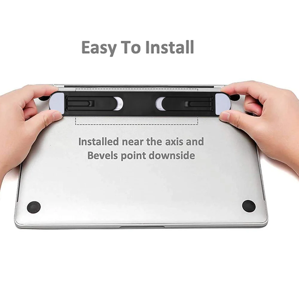 Laptop Riser Stand Für Macbook Pro Notebook Tablet Tragbare Invisible Faltbare computer Halterung Kühlung Laptop Zubehör