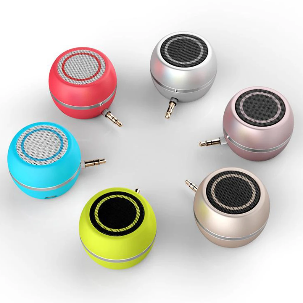 2020 Portable Mini Speaker 3W 3.5mm AUX Jack Music Audio Player for Phone Notebook Tablet Fashion ultra small fuselage