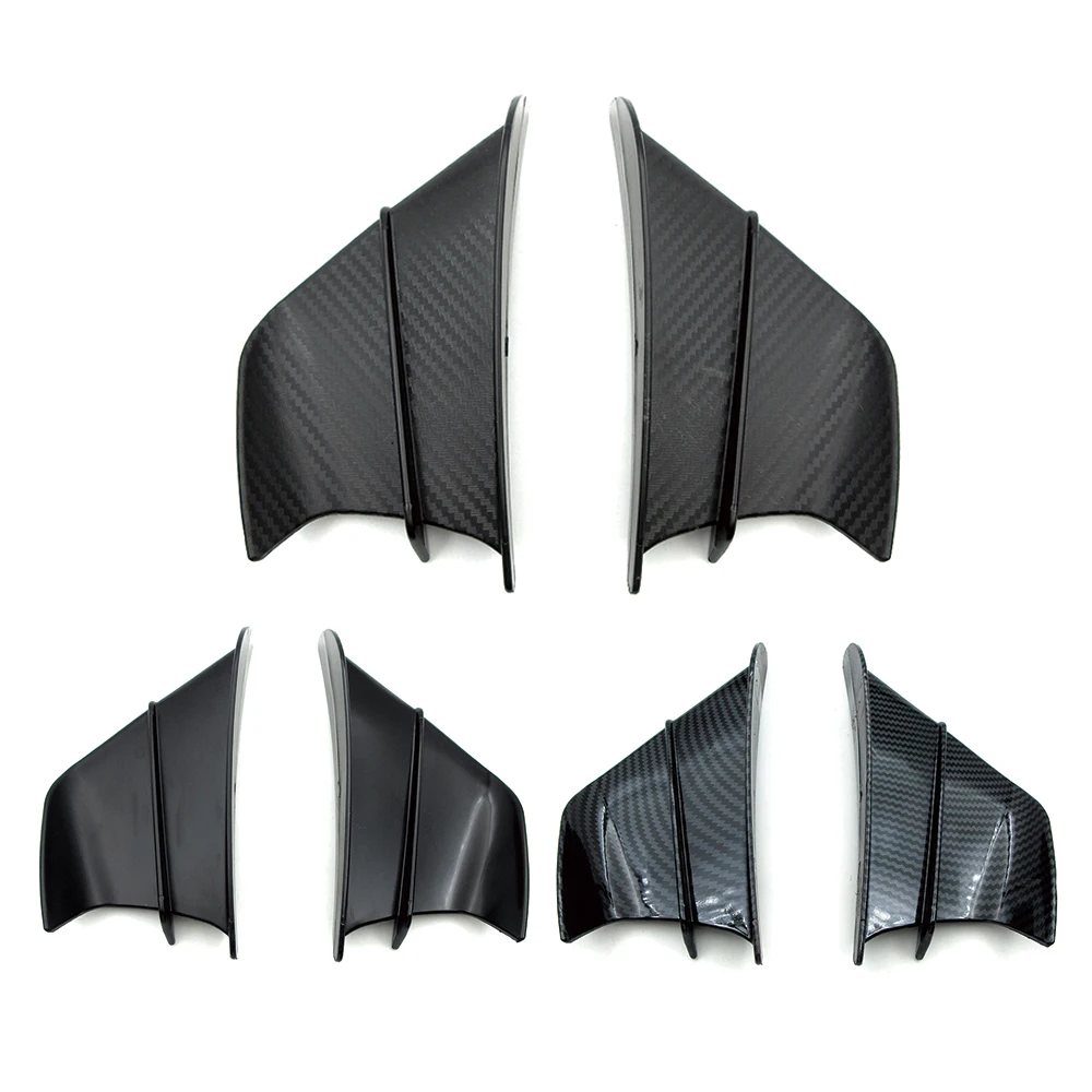 Motorcycle Winglet Aerodynamic Wing Kit Spoiler For Suziki GSXR 600 750 1000 Kawasaki Z650 Z900 Yamaha R1 R6 BMW Honda CBR1000RR