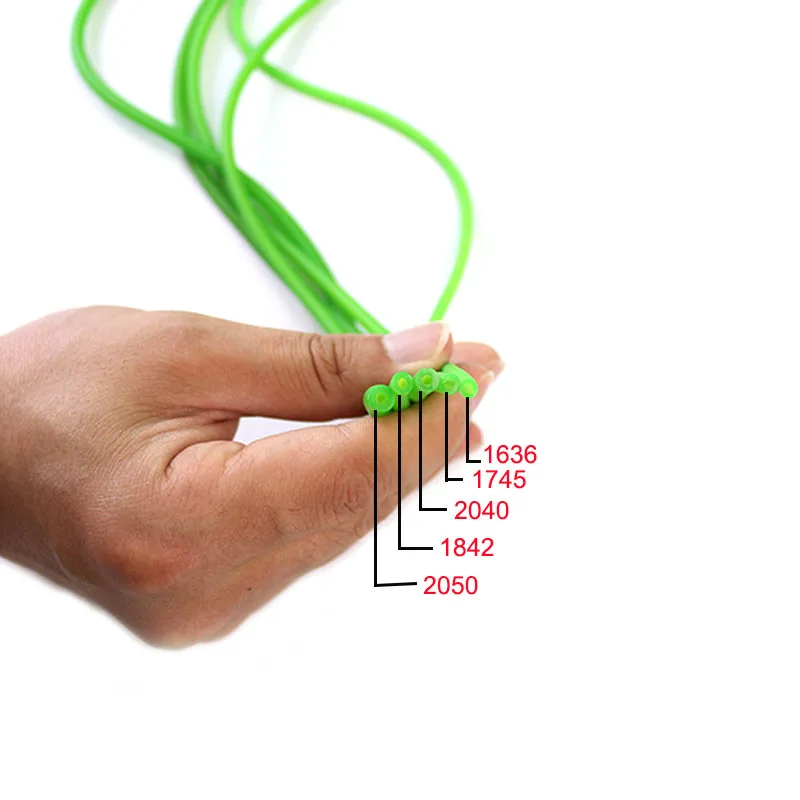 10m Fluorescent Green Slingshot Rubber Tube 1842 2040 1745 1636 2050 Bow Rubber Band For Slingshot Hunting Shooting Catapult