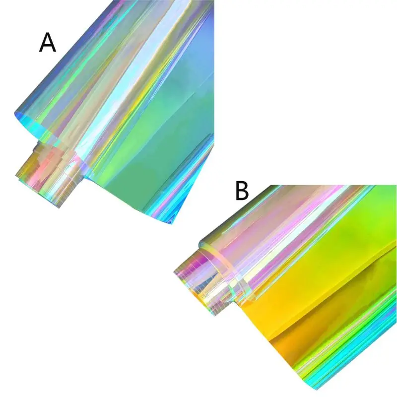 3,3 ft Aurora AB Wirkung Reflektierende Spiegel Papier DIY Epoxy Harz Form Erkenntnisse Schmuck Füllungen Schmuck Machen