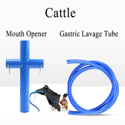 1PCS Sheep Calf Cattle Cow Opener Drug Dispenser Drench Kit Tube Gastric Lavage Lamb Drench Dosing Pipe Plastic Farming Supplies