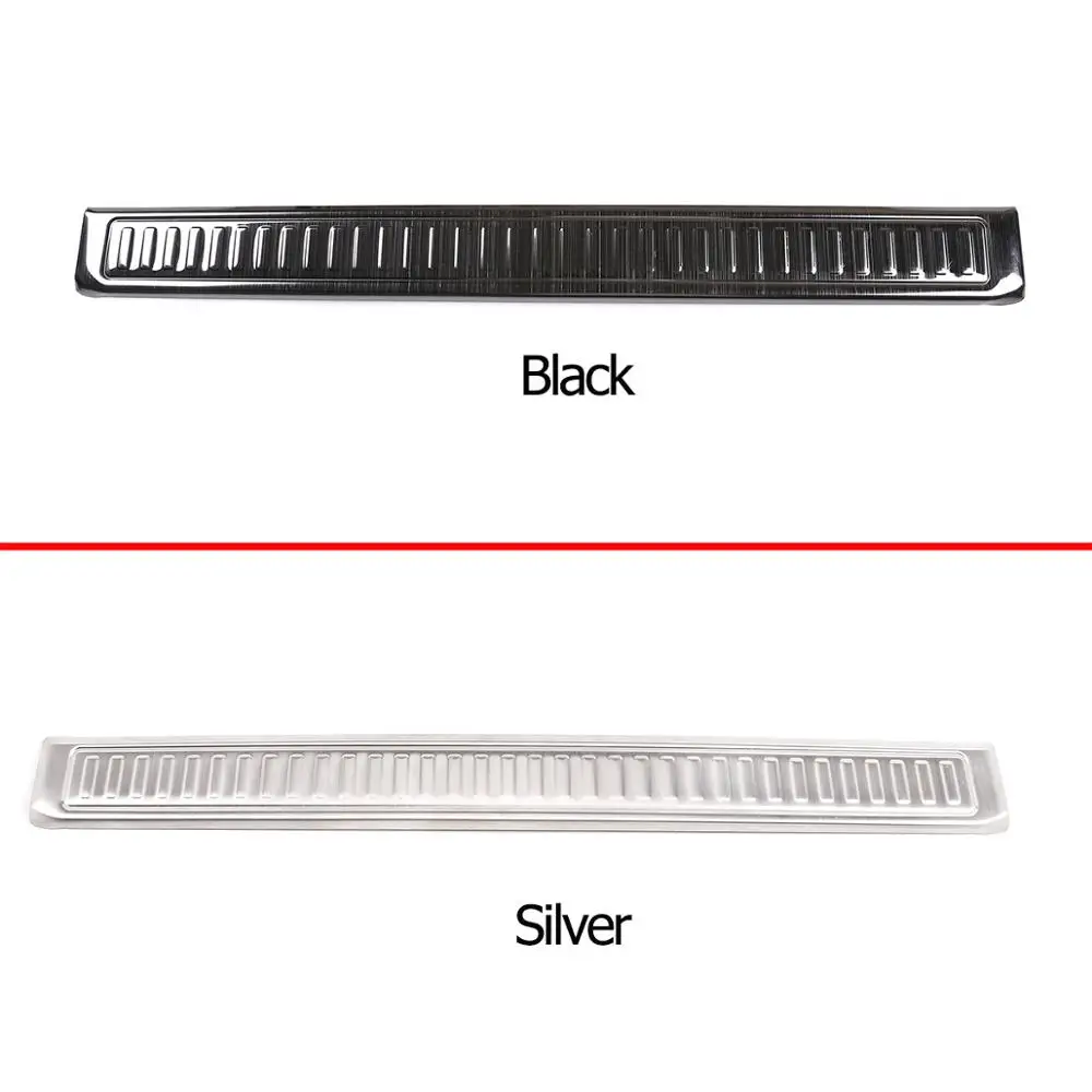 Car Accessories For Land Rover Defender 110 20 StainlessSteel Silver/Black All-inclusive Rear Inside Bumper Plate Cover Trim New