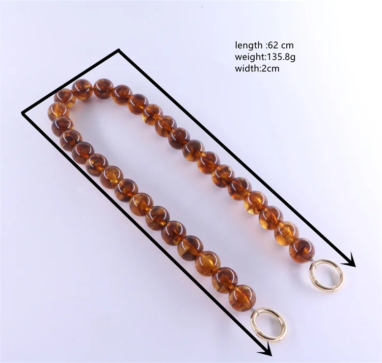 Wholesale tortoise beads shoulder chain straps other bag parts & accessories