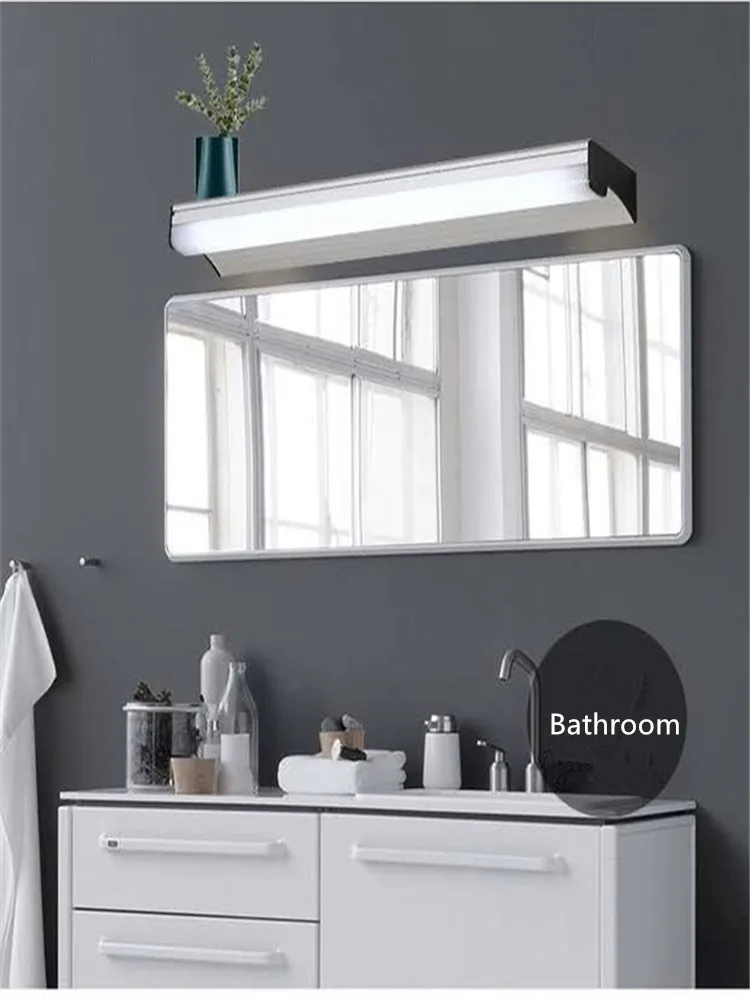 Applique murale pour miroir, éclairage avant