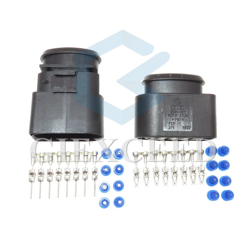 8D0973834 8D0973734 Conector Automático 8D0 973 834 8D0 973 734 8D0 973 734 Radar Taillight Soquete, Montagem AC, 8 pinos, 3,5mm