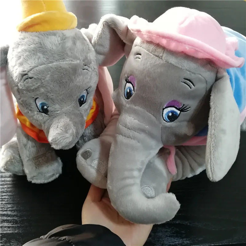 Cute Disney Dumbo and Dumbo's Mom MRS JUMBO the Elephant Stuffed Animal Plush Toy Doll Baby Kids Toys Birthday Gift High Quality