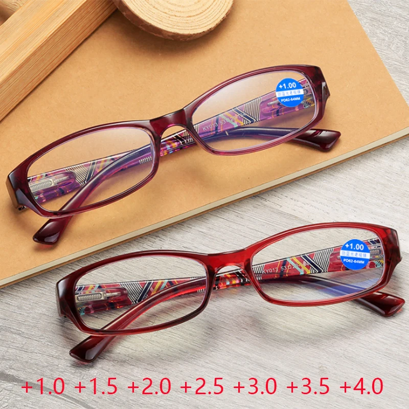 Fold Classic Plastic Women Reading Glasses Vintage Man Spring Hinges Frame Reading Glasses +1.0.+2.0.+2.5.+3.0.+3.5.+4.0