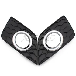 Car ABS Plastic Front Fog Light Cover fog lamp frames Protector For Nissan Sentra 2016-2017