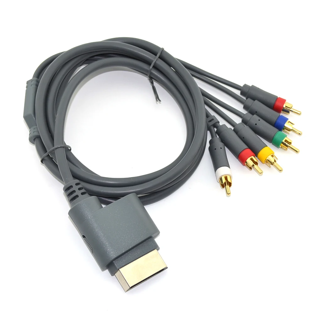 

50pcs HD TV Component Composite Cord AV Audio Video Cable for Microsoft XBOX360 Xbox 360 Console