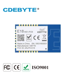 Módulo CC2530 ZigBee 8051 MCU CDEBYTE E18-MS1-PCB 2,4 GHz IO Ad Hoc Mesh enrutador de red Terminal coordenador transceptor inalámbrico