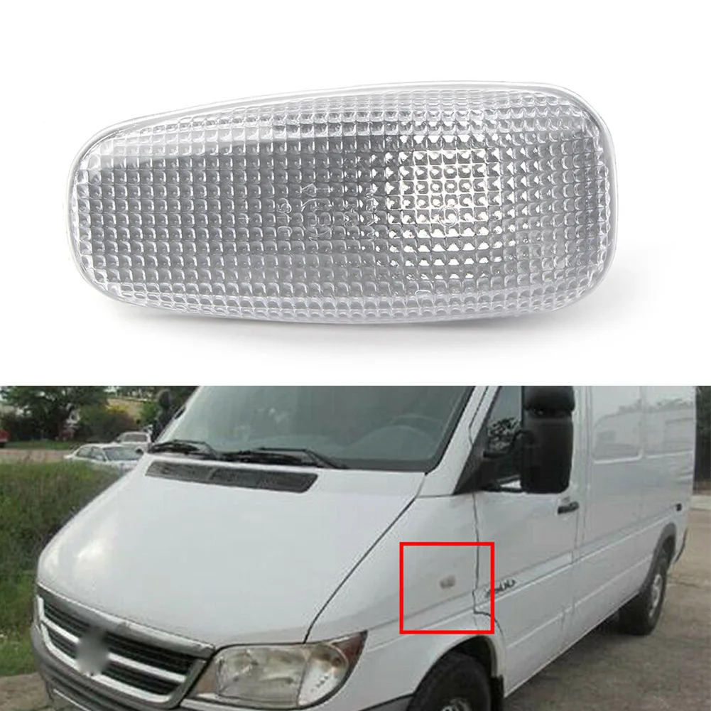 1Pcs Car Turn Signal Lamp Side Repeater Light Lens Shell Right/Left For 2003-2006 DODGE SPRINTER 2500 3500 5124431AB 5124431AA
