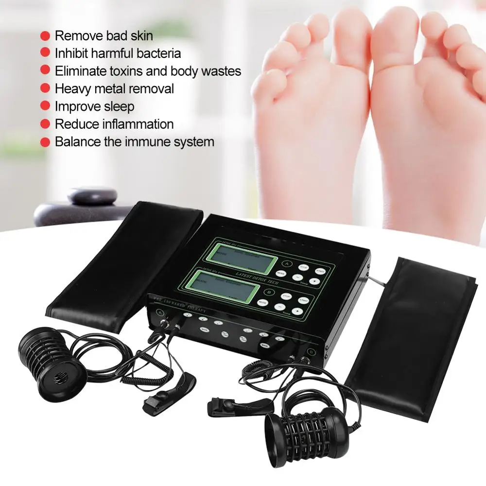 220V Electric Antistress Detox Shiatsu Kneading Air Pressure Foot Massager Infrared Foot Care Machine Heating & Therapy Healthy