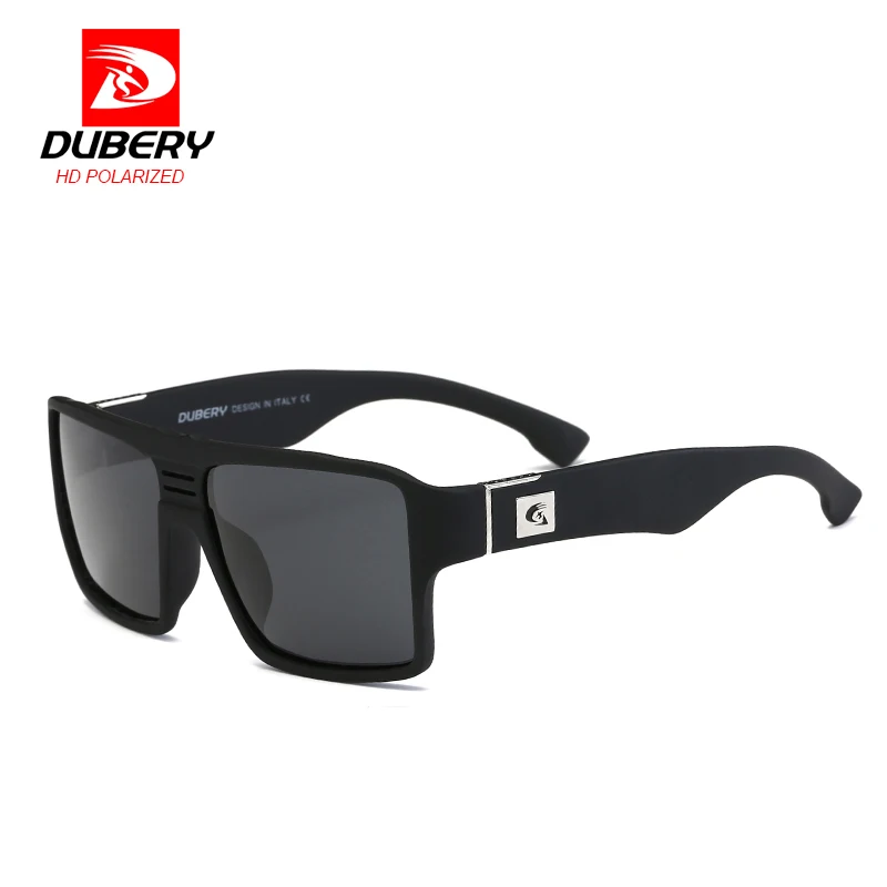 DUBERY Brand Polarized Sunglasses Men's Retro Male Goggle Colorful Sun Glasses For Men Fashion Luxury Mirror Shades Cool Oculos