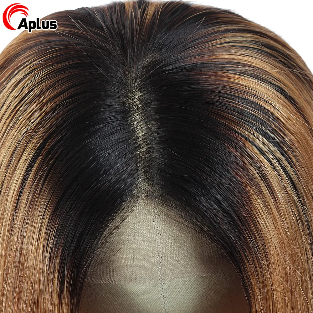 Brezilyalı 4x4 sarışın Bob kapatma peruk Preplucked Ombre 1B 27 düz kısa Bob peruk 13x4 Remy dantel ön İnsan saç peruk 180%