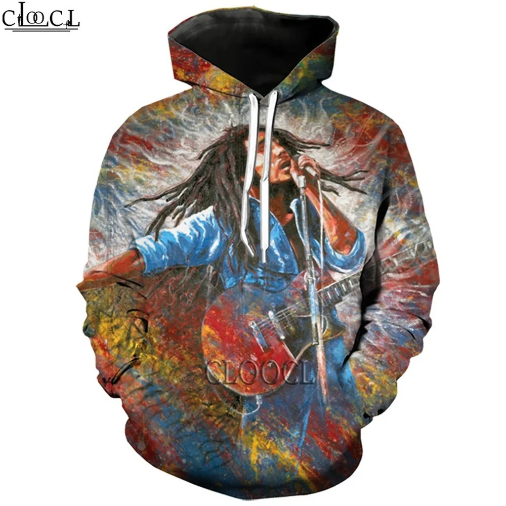 HX Singer Reggae Creator Bob Marley Casual Streetwear 3D Print Men Women Autumn Tracksuit Tops Fashion Hoodies Drop Shipping