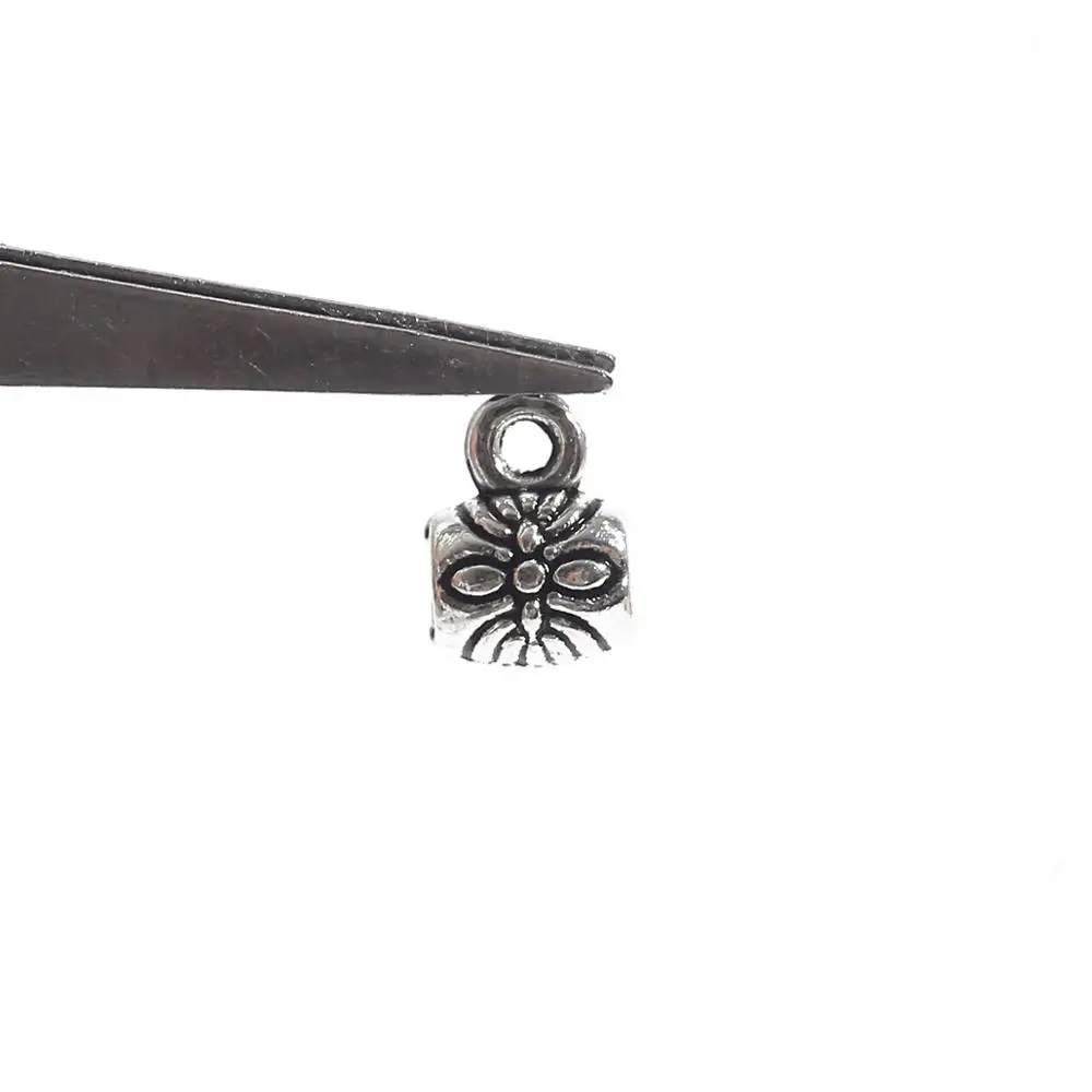 20Pcs/pack Cylinder Charms Vintage Plating Ancient Zinc Alloy Fine Trendy Pendant Charms Making