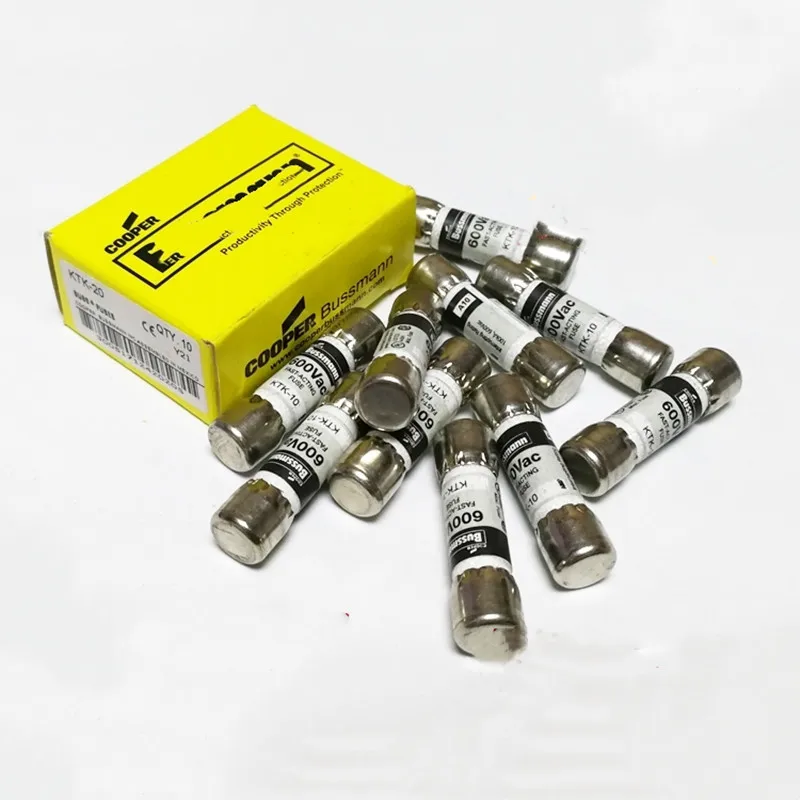 

5PCS/LOT BUSS Fuse FAST-ACTING Ceramic fuse KTK-8 KTK-9 KTK-10 KTK-15 KTK-20 KTK-25 600V 8A 9A 10A 15A 20A 25A 10*38MM