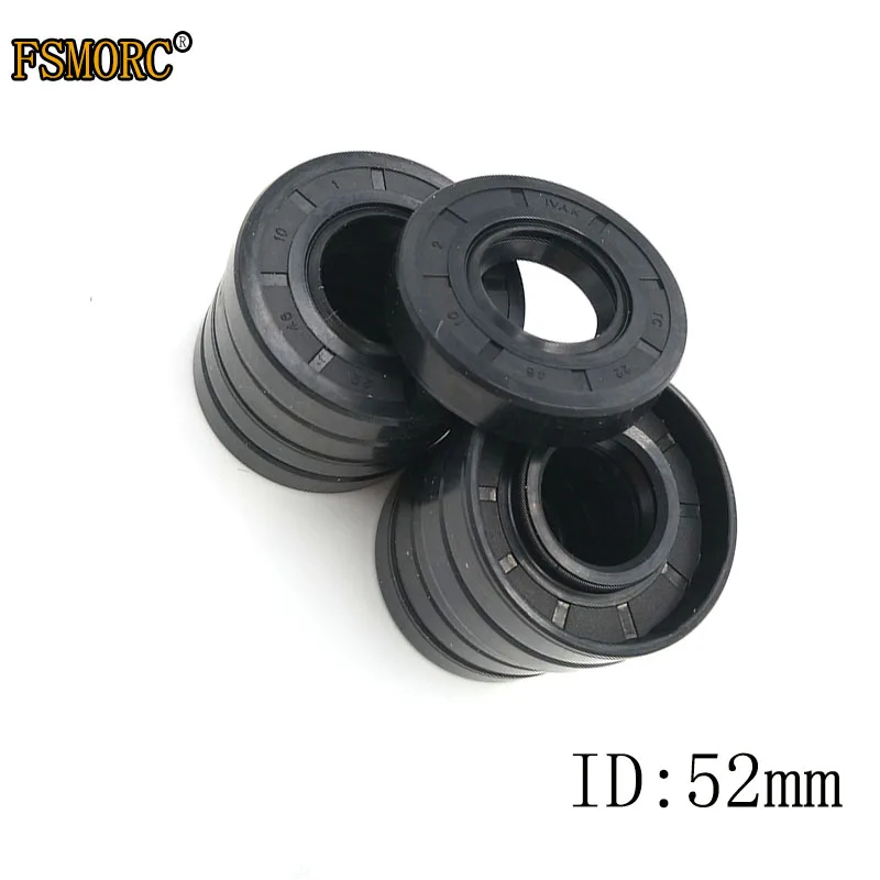 NBR Shaft Oil Seal TC-52*60*62*63*64*65*66*68*69*70*72*73*74*75*80*6/7/8/9/10/12/13 Covered Double Lip With Garter Spring