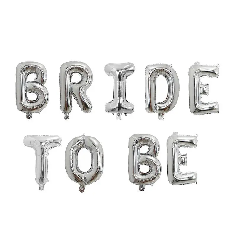 Rose Gold Bride To Be Letter Foil Balloon Wedding Bridal Shower Engagement Hen Party Decorations Bachelorette Party Supplies