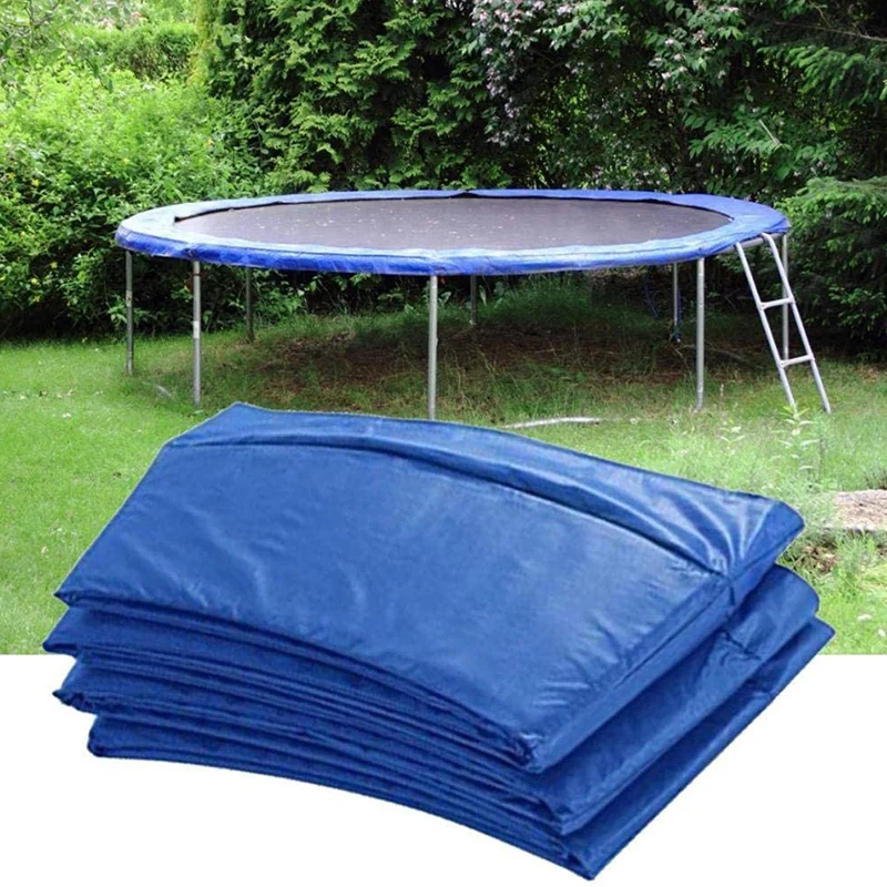 10/12 Feet Trampoline Protection Mat Round Spring Protection Cover Trampoline Safety Water-Resistant Pad Trampoline Accessories