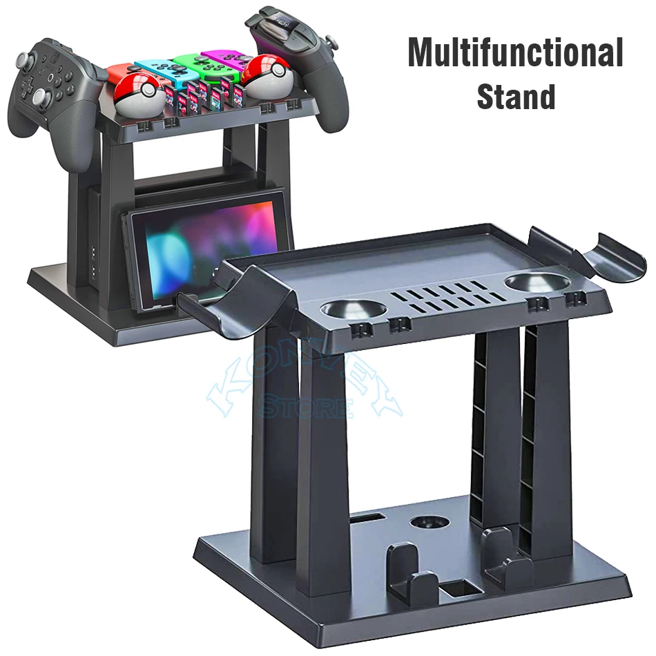 

Multifunction Nintend Switch/OLED Console Stand&Game Disc Storage Bracket&TV Dock Holder Tower For Nintendo Switch Accessories