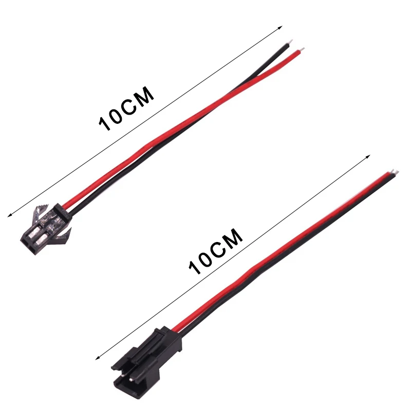 20pcs/set Male to Female Plug Terminal Wire Connector Terminal Line for LED Downlight Ceiling Lamp LED Strip DC Power