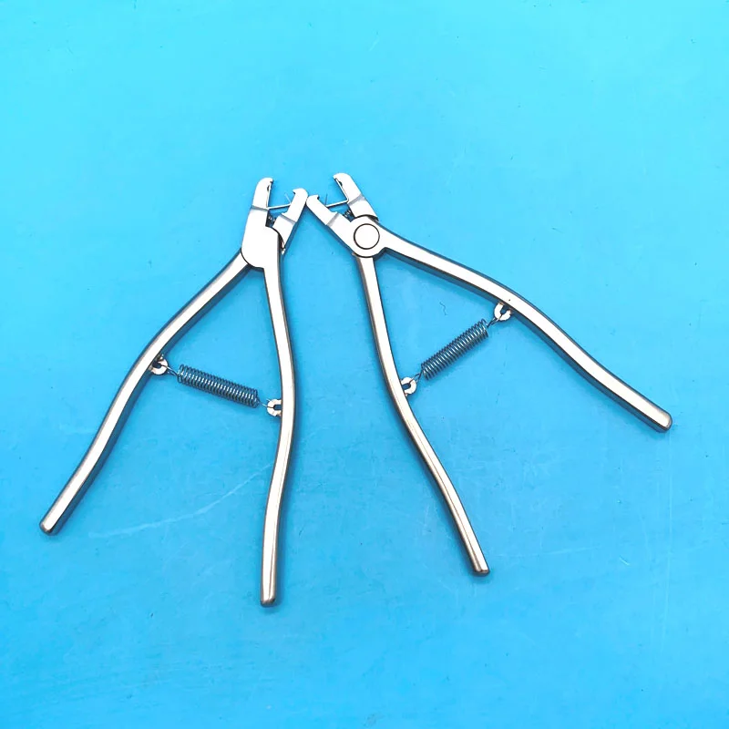 

Rat Hamster Mouse Ear Tag Plier 304 Stainless Steel Lab Tools Identification Clamp forceps