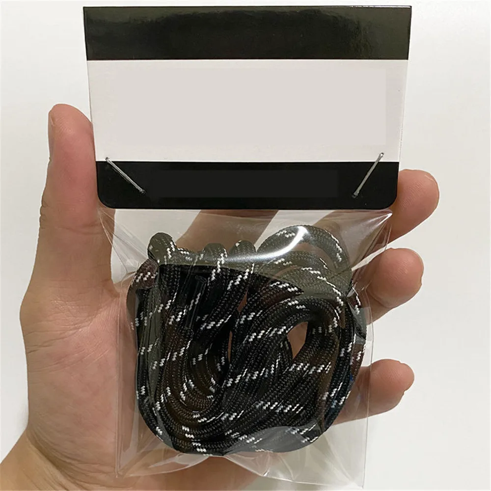 High Quality 100/120/140/160cm Round Shoelace Women Men Sports Casual Basketball Sneakers Black White Shoes Laces  Strings