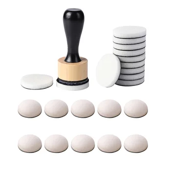 Ricariche di schiuma piatte/ceromate Applicatori di ricambio Mini strumenti di miscelazione di inchiostro per strumenti per la creazione di fondali di carte artigianali di scrapbooking