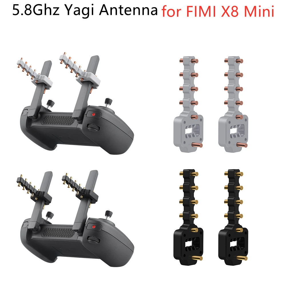 5.8Ghz Remote Controller Yagi Antenna for FIMI X8 Mini/Mini V2 Drone Extender Signal Booster Amplifier Drone RC Accessory