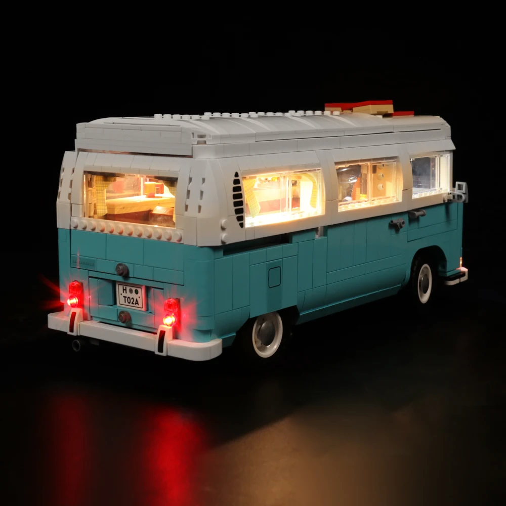 BrickBling Led Light Kit For 10279 Volkswagen T2 Camper Van Collectible Model Car Toy (No Building Blocks)