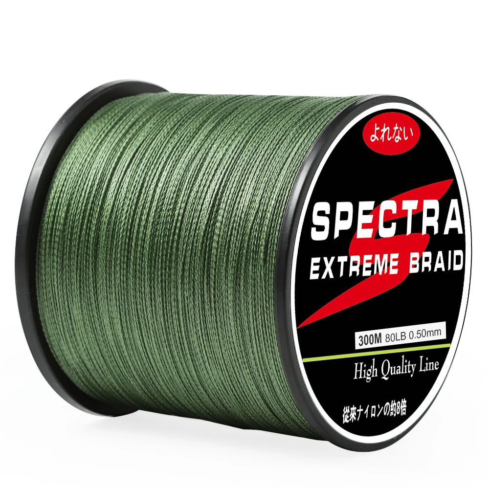 SOLOKING 300m PE Fishing Line Multifilament Line  Braided Fishing Line 10LB 80 LB Carp Bass Saltwater Freshwater Fishing Line