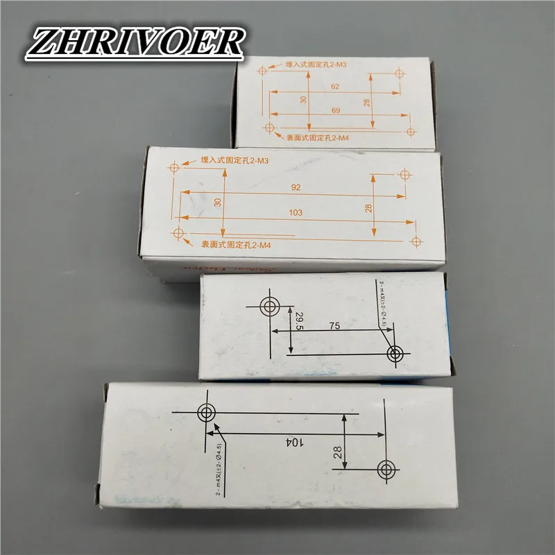 PB-2/PB-3/BT-2/BT-3 on/Off Momentary Push button Switch AC 250V 3A for Motor Control Switch with Plastic Box