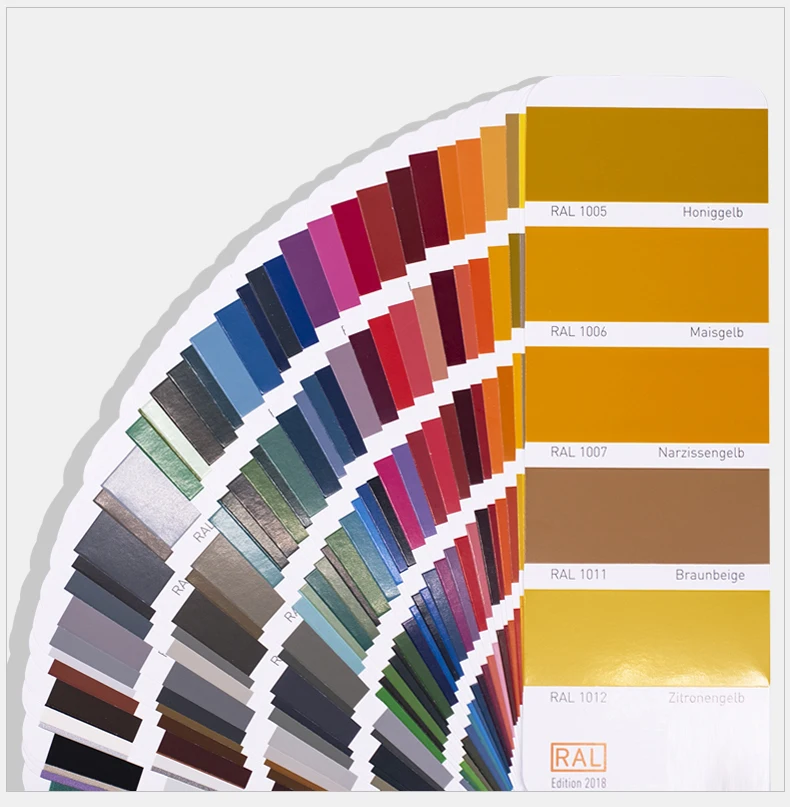 2021 nuovo originale tedesco RAL color card standard internazionale Ral K7 paint color card 215 confezione regalo nastro