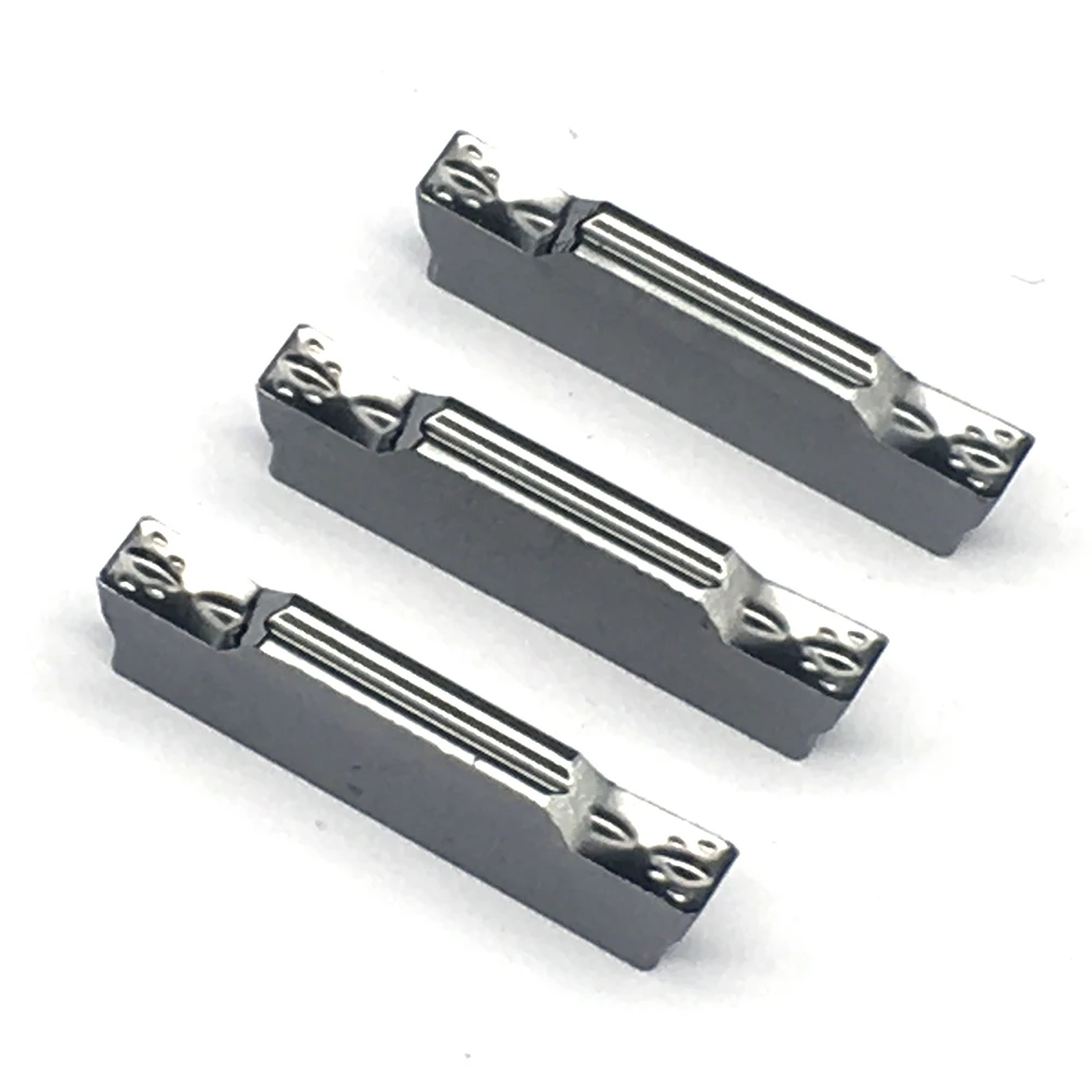 MGMN300 M H01 3 millimetri Scanalatura di Alluminio Inserto In Metallo Duro 10pcs di Svolta Coltelli Alum Lavorazione CNC Tornio Strumento per il Supporto MGEHR