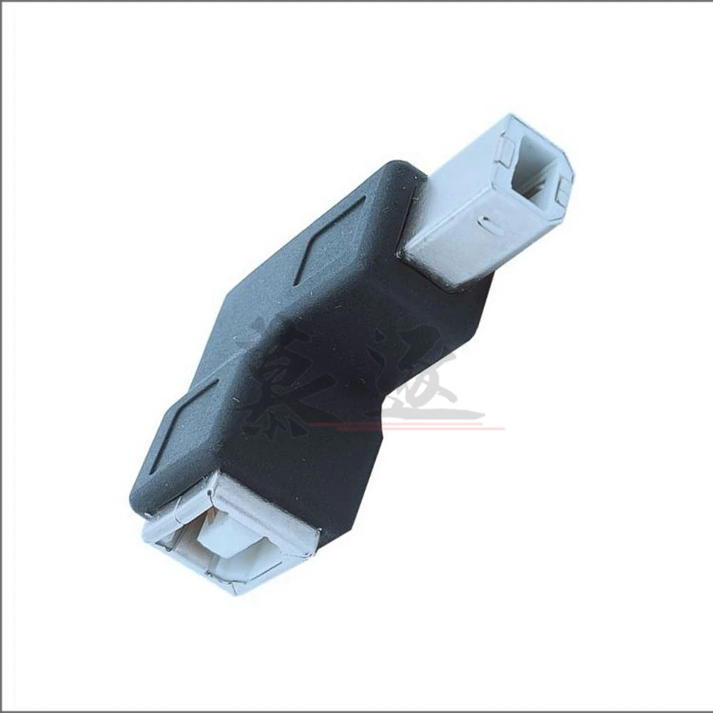 Newest Right Angled 90 Degree USB 2.0 B Type Male to Female Extension Adapter for Printer Scanner converter