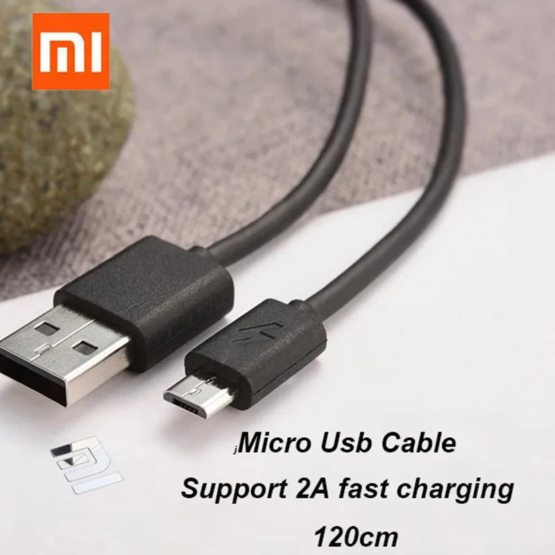 

Оригинальный кабель Micro USB xiaomi, быстрая зарядка, USB синхронизация данных, адаптер, зарядный кабель для redmi 8 7a 3s 4x6 note 5 6