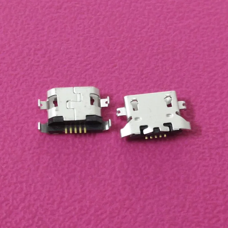 100pcs Micro USB Charging Port For Lenovo A670 S650 S720 S820 S658T A830 A850 S939 S6000 USB Jack Connector Socket