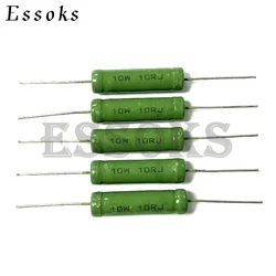 5PCS RX21 10W Wire Wound Resistance 5% 18R 20R 22R 24R 27R 30R 33R 39R 47R 51R 56R 18 20 22 24 27 30 33 39 47 51 56 Ohm Resistor