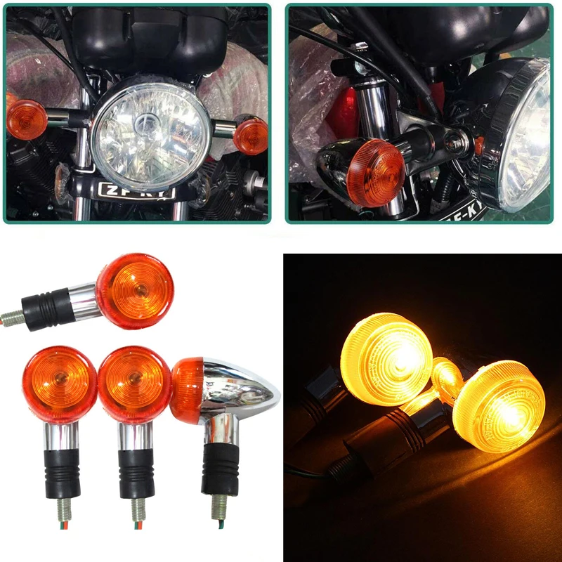 2/4 stücke Motorrad Blinker Lichter Bernstein Anzeige Birne Für Suzuki Boulevard Intruder Volusia Marauder C109R C50 C90 m50 M90