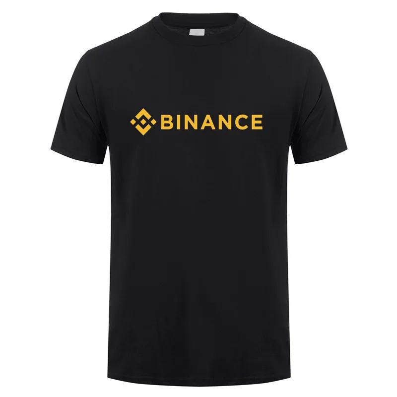 Binance T Shirt Crypto Men Casual Tees Cotton Short Sleeve Cool Tops Tshirt OZ-421