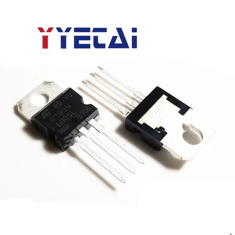 TAI 20PCS New BTB04-600SL BTB04-600 Inline TO-220 Triac