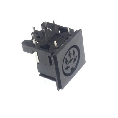 4 5 6 8Pin Mini DIN Female Socket Connector 4 5 6 8 Poles DIN Mini Jack PS2 Mini Circular Keyboard and Mouse Socket