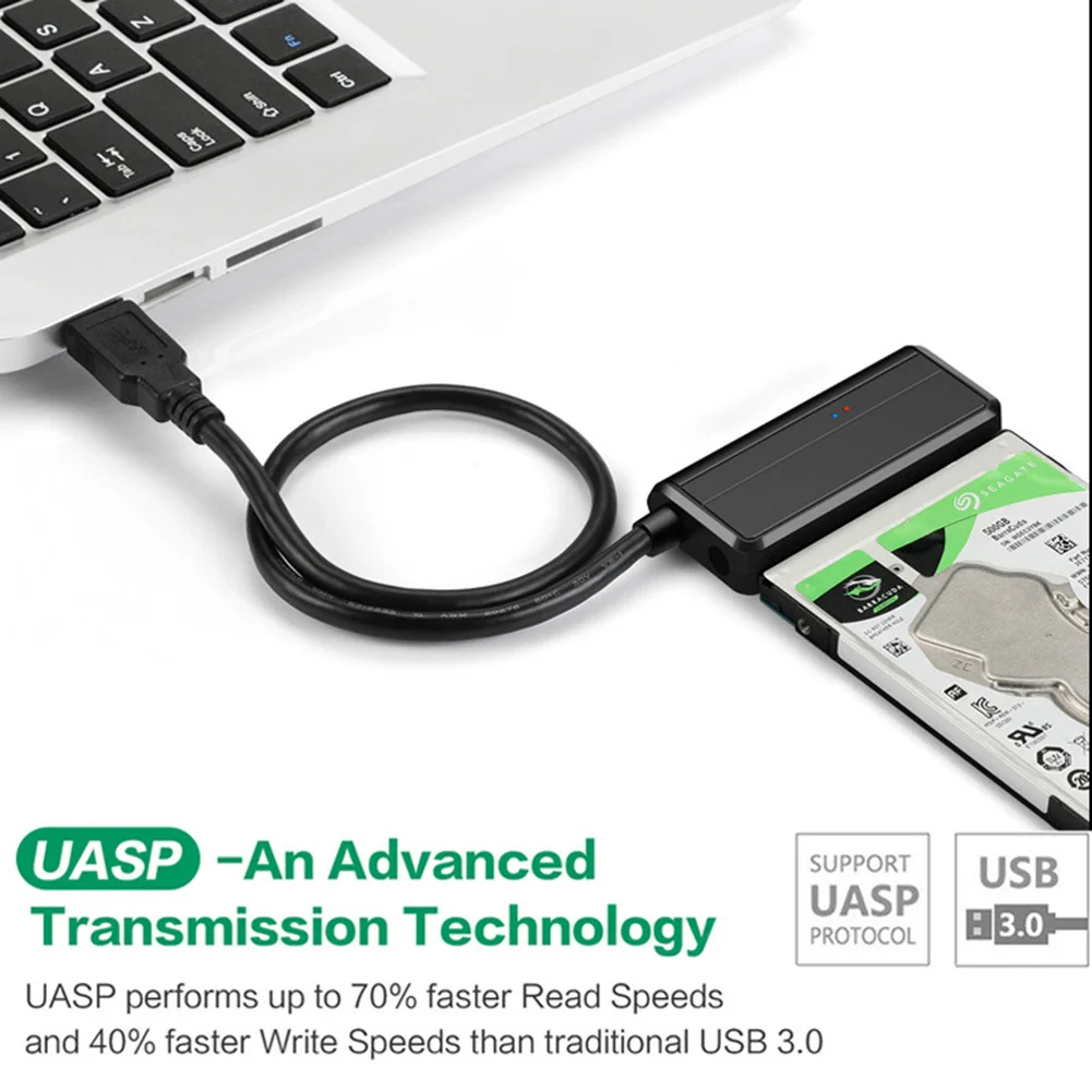 Кабель-переходник SATA, USB 3,0 на 2,5/3,5 дюйма