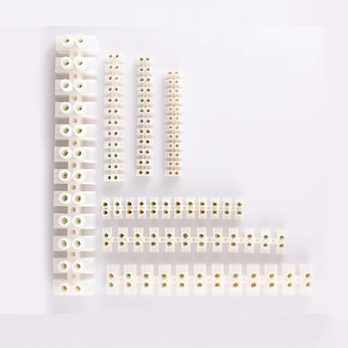 Conector de cable de doble fila, bloque de tira de barrera de 12 posiciones, Terminal de conector eléctrico de plástico, bloque de terminales de tornillo