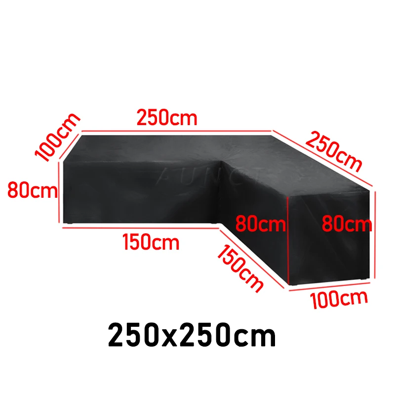 15 Maten Corner Outdoor Sofa Cover Tuin Rotan Hoek Meubilair V Vorm L Shapewaterproof Sofa Beschermen Set Dust Covers