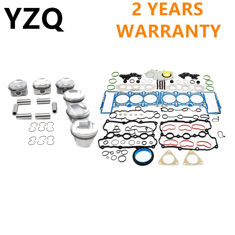 06E103483Q 06E107065DM 06E103149 3.0T Engine Cylinder Head Valve Gasket Piston Set For VW Touareg For Audi A4 A5 A6 A7 A8 Q5 Q7