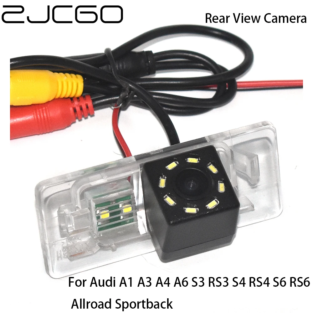 

ZJCGO CCD Car Rear View Reverse Back Up Parking Night Vision Camera For Audi A1 A3 A4 A6 S3 RS3 S4 RS4 S6 RS6 Allroad Sportback